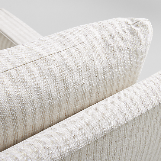 Ever Slipcovered Striped Nursery Glider Chair by Leanne Ford