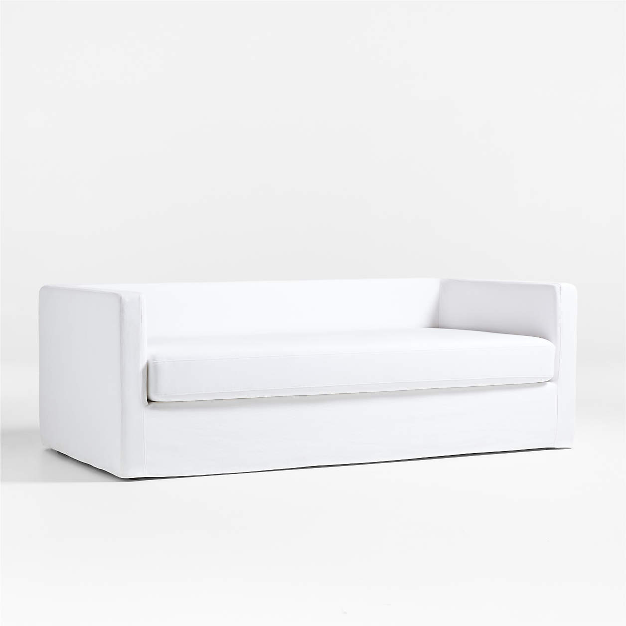 Ever Slipcovered White Daybed & Mattress Cover by Leanne Ford Crate