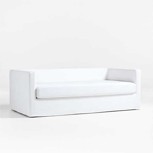 Ever Slipcovered White Daybed & Mattress Cover by Leanne Ford