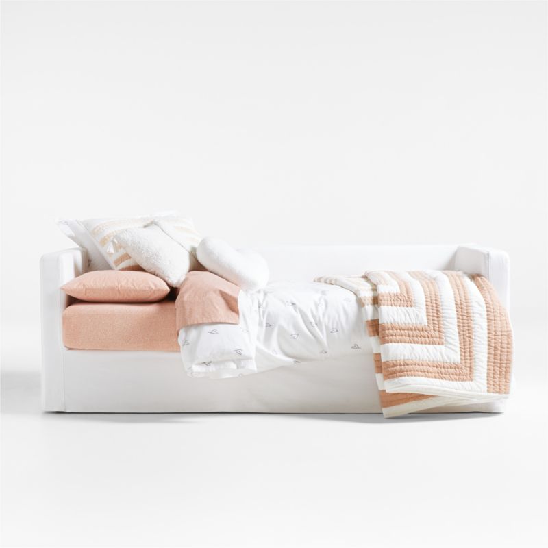 Ever Slipcovered White Daybed & Mattress Cover by Leanne Ford