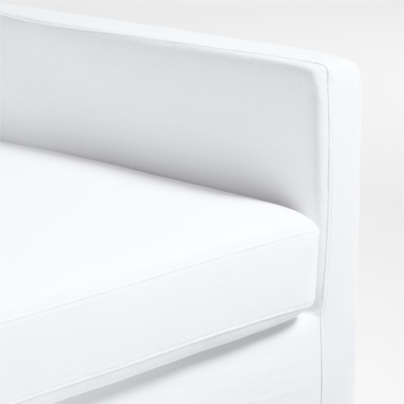 Ever Slipcovered White Daybed & Mattress Cover by Leanne Ford