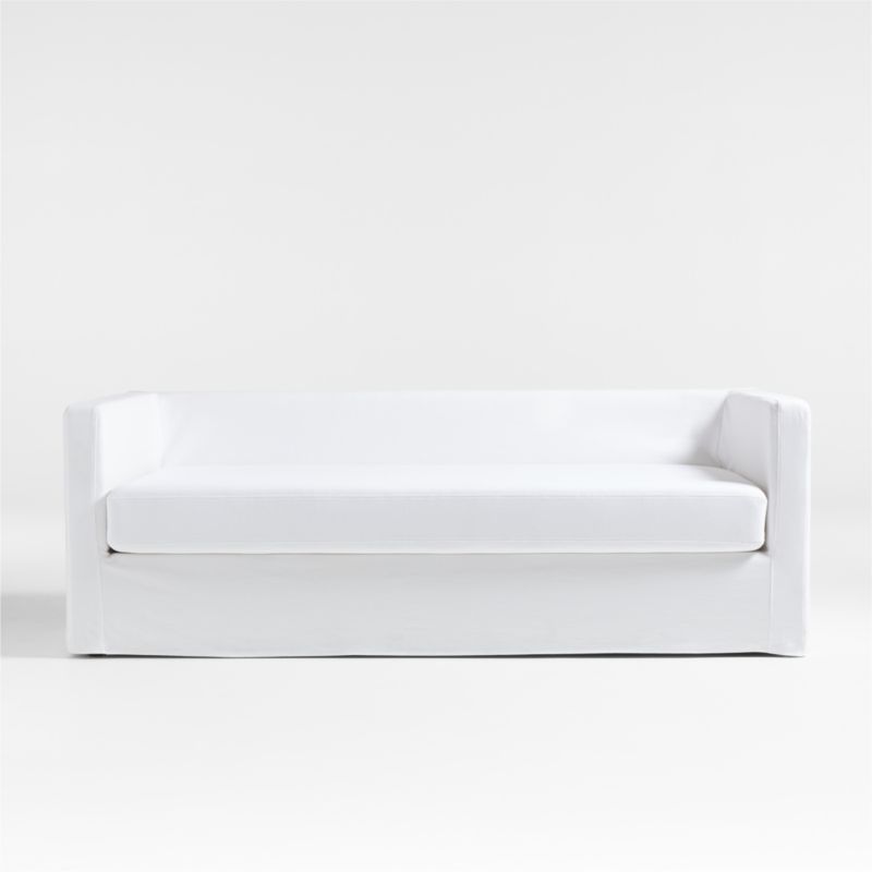 Ever Slipcovered White Daybed & Mattress Cover by Leanne Ford