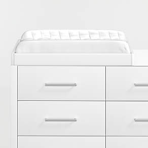 crate and barrel white dresser Nursery Dressers & Kids White Dressers Includes Tip Restraint Kit for securing dresser to your wall to prevent tipping White Dresser | Crate &