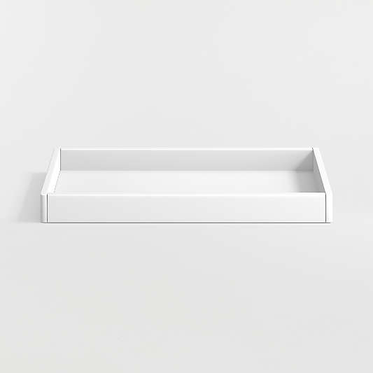 Ever Simple White Wood Baby Changing Table Topper