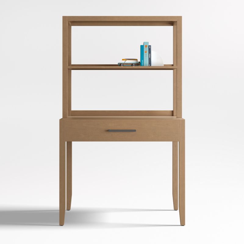 Ever Simple Modular Natural Brown Wood Kids Desk and Hutch - image 0 of 10