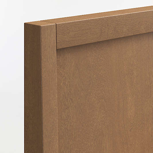 Ever Simple Flax Brown Wood Kids Twin Bed