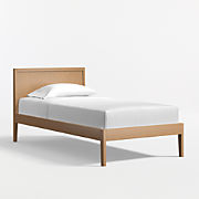 Mira Cerused Natural Oak Kids Twin Bed