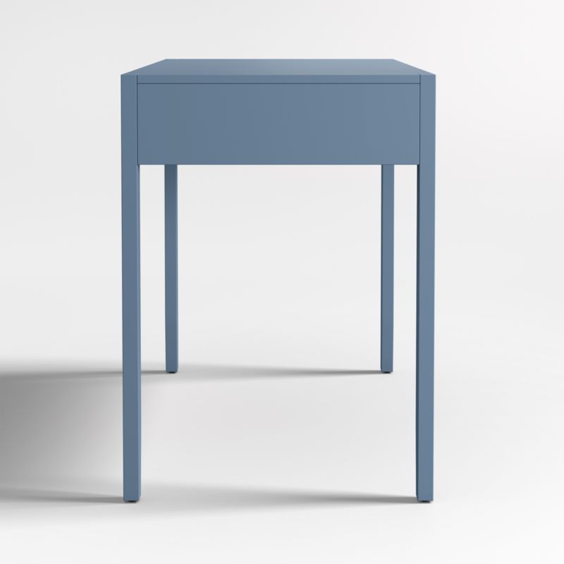 Ever Simple Modular Slate Blue Wood Kids Desk with Drawer