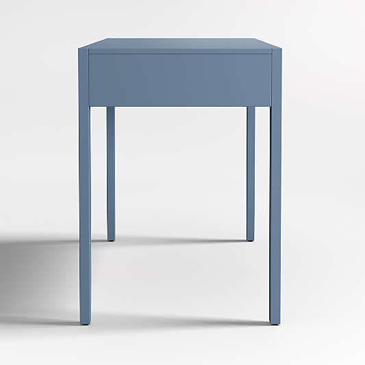 Ever Simple Modular Slate Blue Wood Kids Desk with Drawer