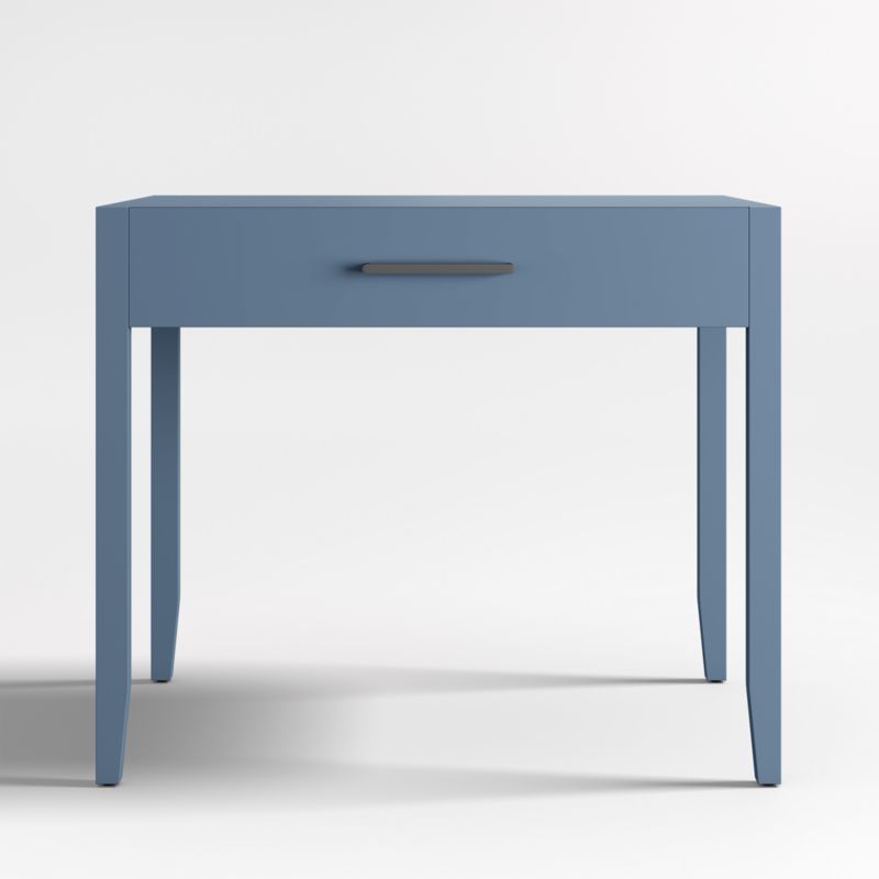 Ever Simple Modular Slate Blue Wood Kids Desk with Drawer + Reviews | Crate  & Kids