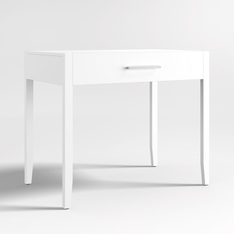 Ever Simple Modular White Wood Kids Desk with Drawer - image 3 of 8