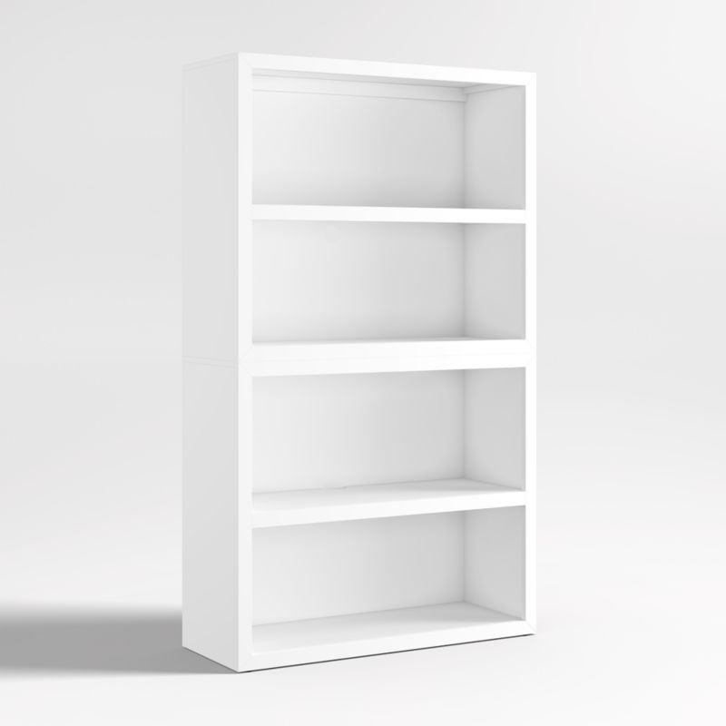 Ever Simple Modular White Wood Kids Open Bookcase - image 4 of 7