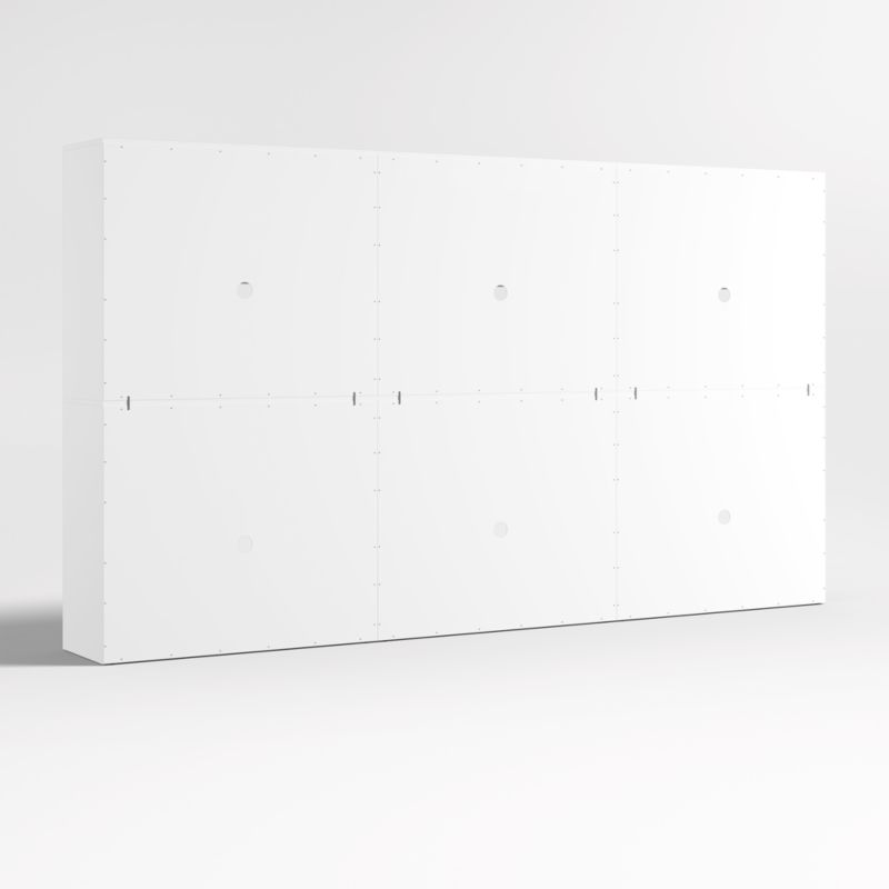 Ever Simple Set of 3 Modular White Wood Kids Open Bookcases - image 4 of 6