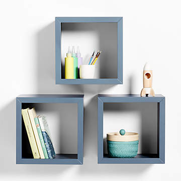 Minimalist Acrylic Cube Bookcase