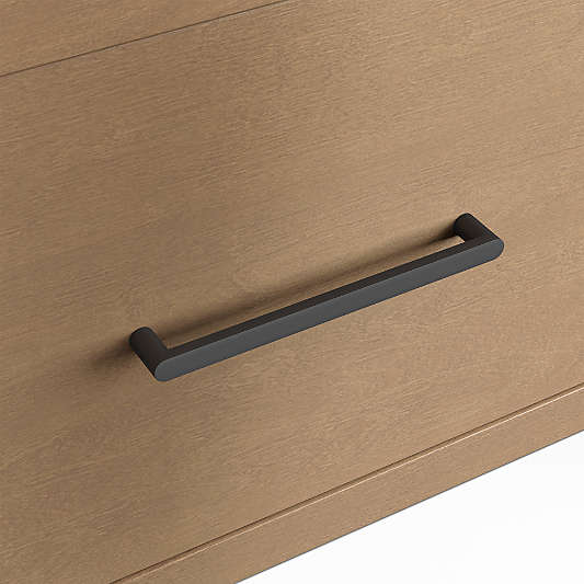 Ever Simple 36" Modular Natural Brown Wood Kids Open Bookcase with Drawer