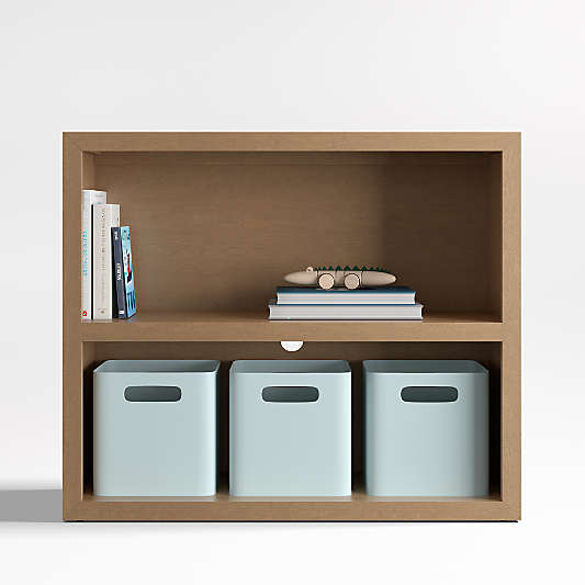 Ever Simple 36" Modular Natural Brown Wood Kids Bookcase