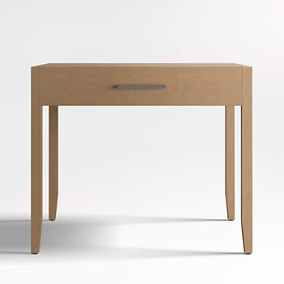 Ever Simple 36"  Natural Brown Wood Kids Desk with Drawer