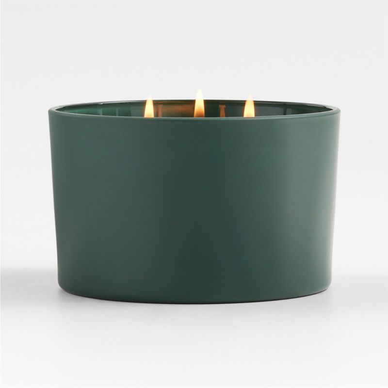 Monochrome No. 03 Evergreen 3-Wick Scented Candle - Eucalyptus, Balsam and Winterberry - image 5 of 7