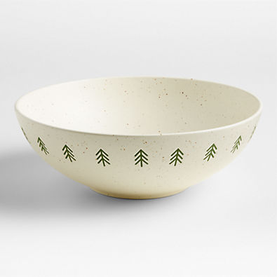 View Evergreen Forest Holiday Serving Bowl details