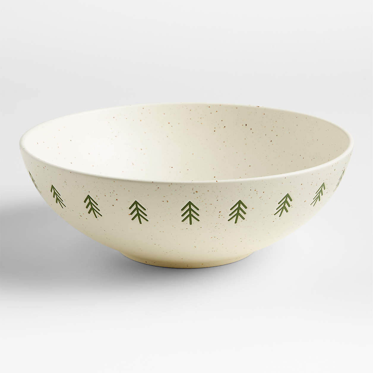 Evergreen Forest Holiday Serving Bowl Crate & Barrel