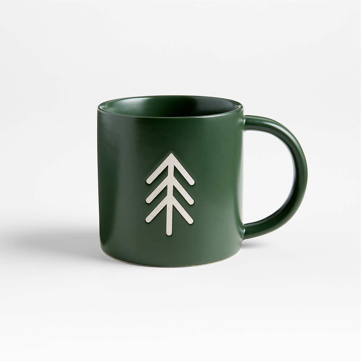 Evergreen Forest Holiday Mug + Reviews Crate & Barrel