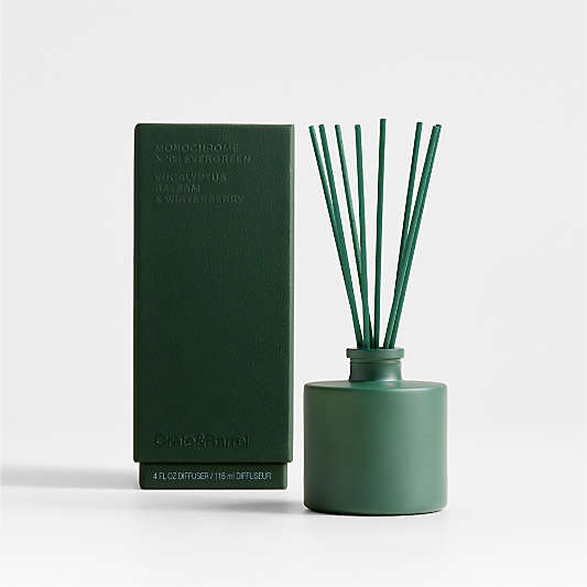 Monochrome No. 03 Evergreen Reed Diffuser - Eucalyptus, Balsam and Winterberry