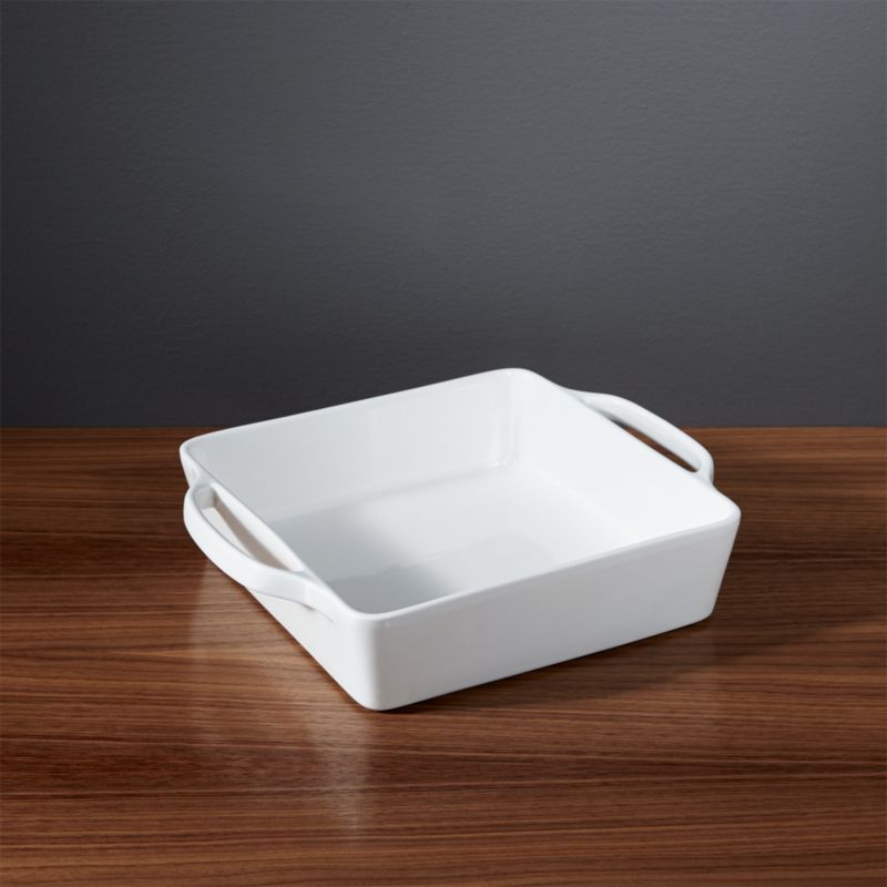 Recipe Baking Dish 8x8 Custom Ceramic Casserole Pan OVEN SAFE 