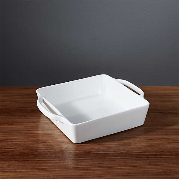 white serving pieces