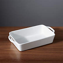 Aspen Small Porcelain Baking Dish | Crate & Barrel