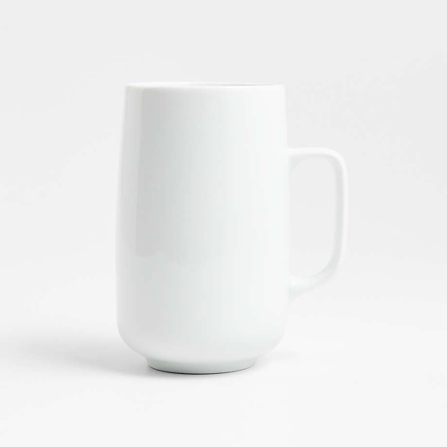 Large Everyday Porcelain Mug + Reviews Crate & Barrel