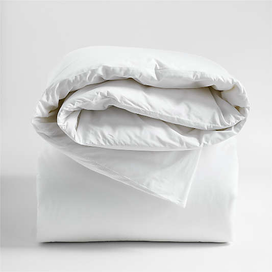 Everyday Organic Cotton Percale Crisp White Twin/Twin XL Duvet Cover