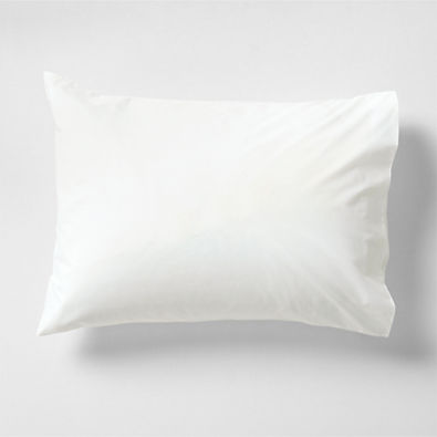 View Everyday Organic Cotton Percale Crisp White Standard Bed Pillow Sham details