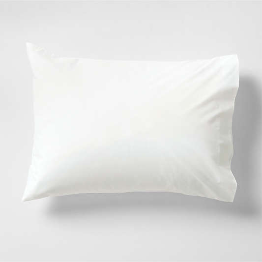 Everyday Organic Cotton Percale Crisp White Bed Pillow Sham