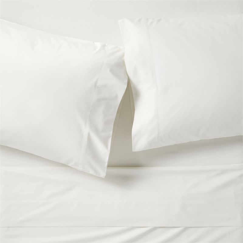 Everyday Snuggle Brushed Cotton Percale Pampas Ivory Queen Sheet Set - image 0 of 3