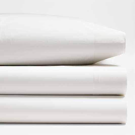 Everyday Snuggle Brushed Cotton Percale Pampas Ivory Kids Queen Sheet Set