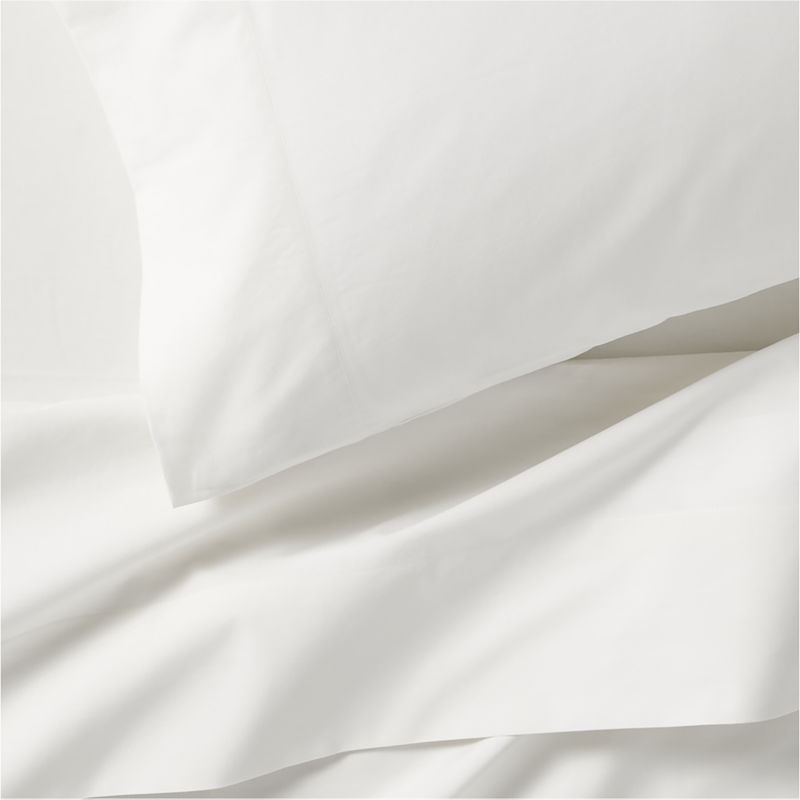 Everyday Snuggle Brushed Cotton Percale Pampas Ivory Queen Sheet Set - image 1 of 3