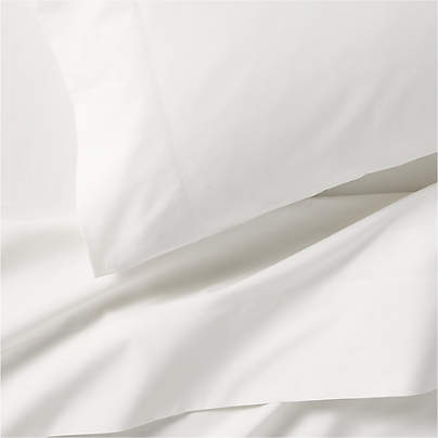 Everyday Snuggle Brushed Organic Cotton Percale Pampas Ivory Kids Sheet Set