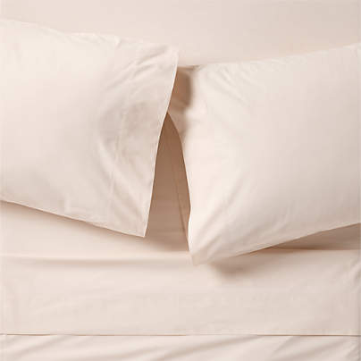 Everyday Snuggle Pink 100% Organic Cotton Percale Kids Full Sheet Set