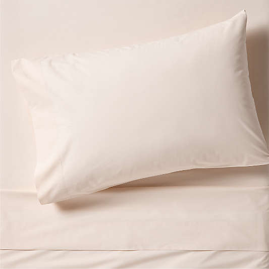 Everyday Snuggle Pink 100% Organic Cotton Percale Kids Twin Sheet Set