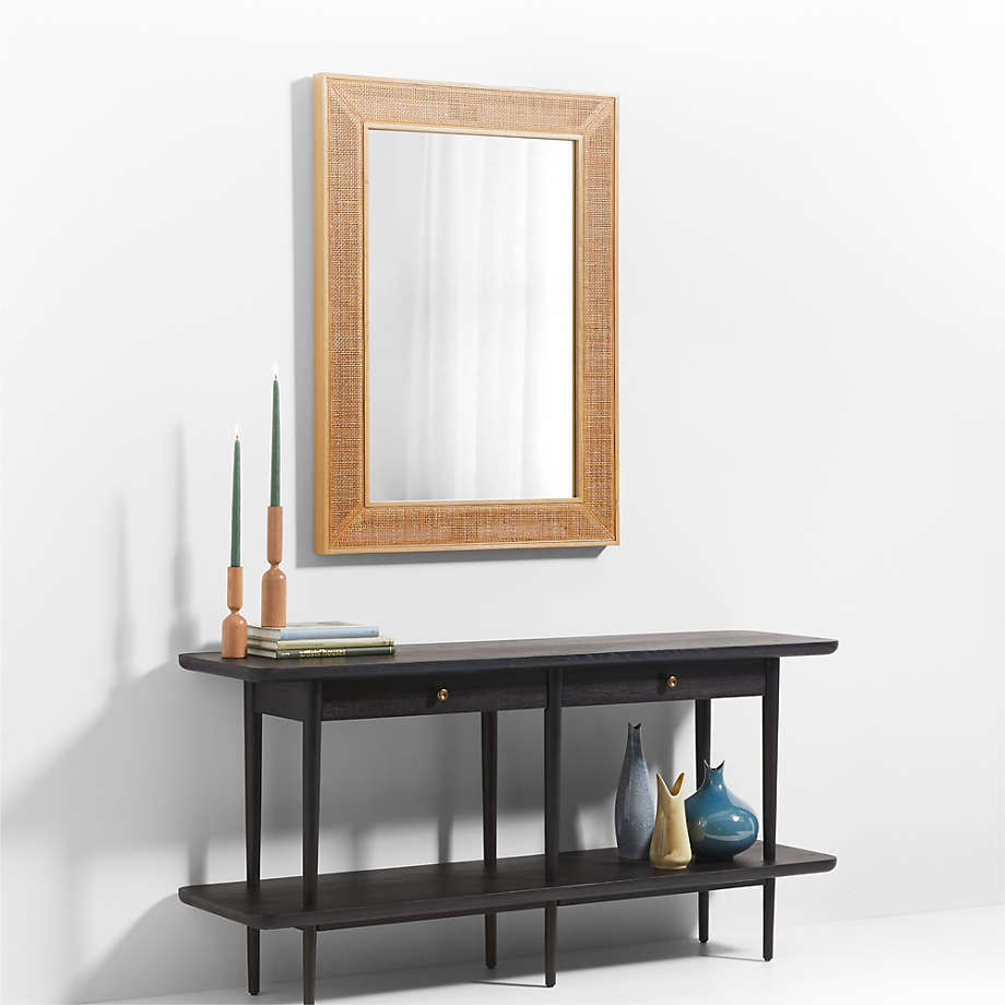 Made Goods Brayden Outdoor Console  Natural palette, Cool mirrors, Wicker