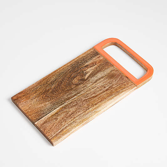 Evie Wood/Enamel Serving Board