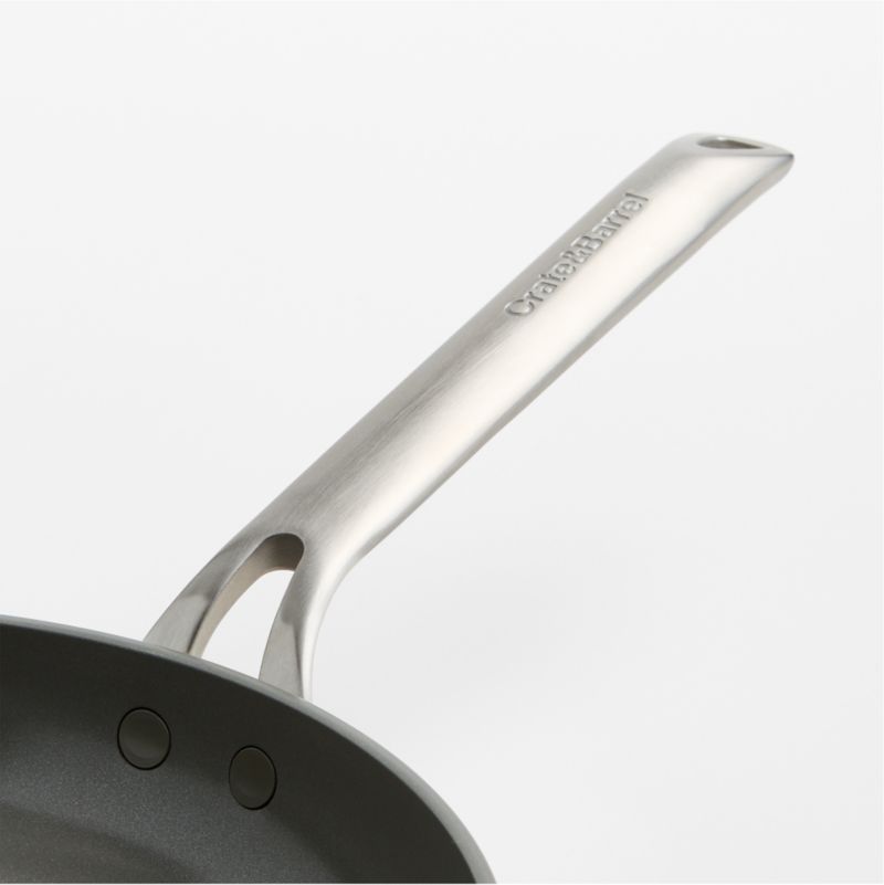 Crate & Barrel EvenCook Ceramic ™ Taupe Nonstick Fry Pans, Set of 2 - image 3 of 4