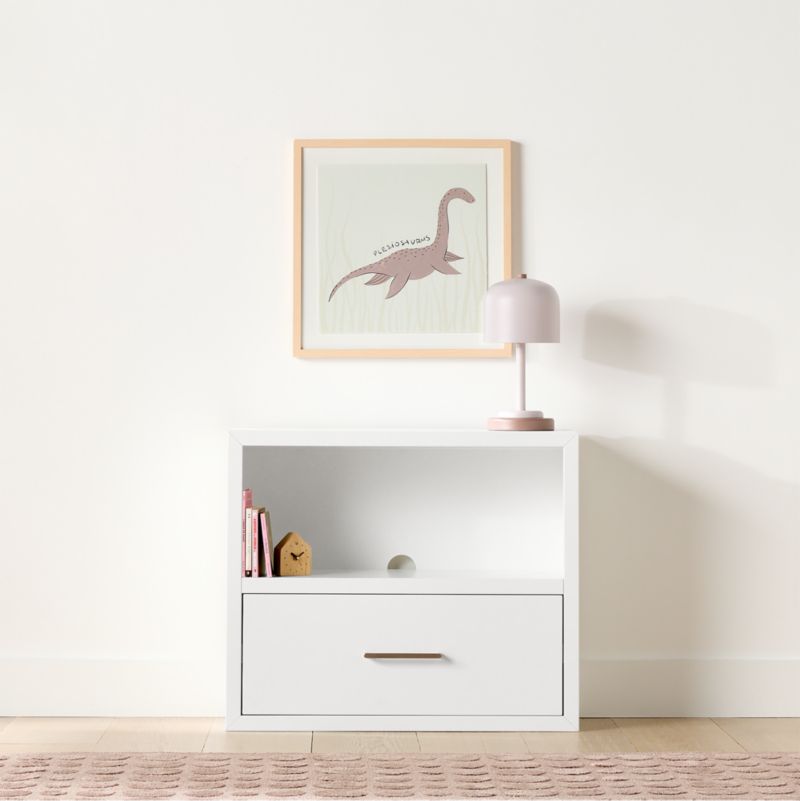Ever Simple 36" Modular White Wood Kids Bookcase with Drawer - image 2 of 13