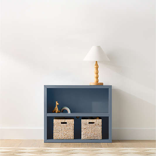 Ever Simple 36" Modular Slate Blue Wood Kids Bookcase