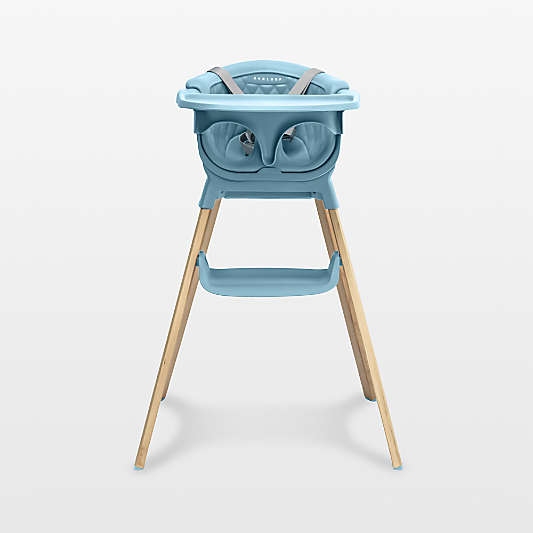 Evrloop Nantucket Blue Recyclable 3-in-1 Convertible Baby High Chair