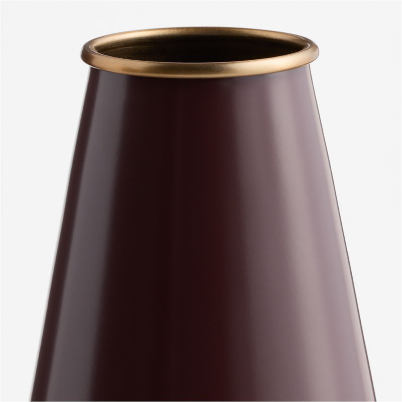 Everton Aubergine Metal Wall Sconce Shades Set of 2 - image 3 of 6