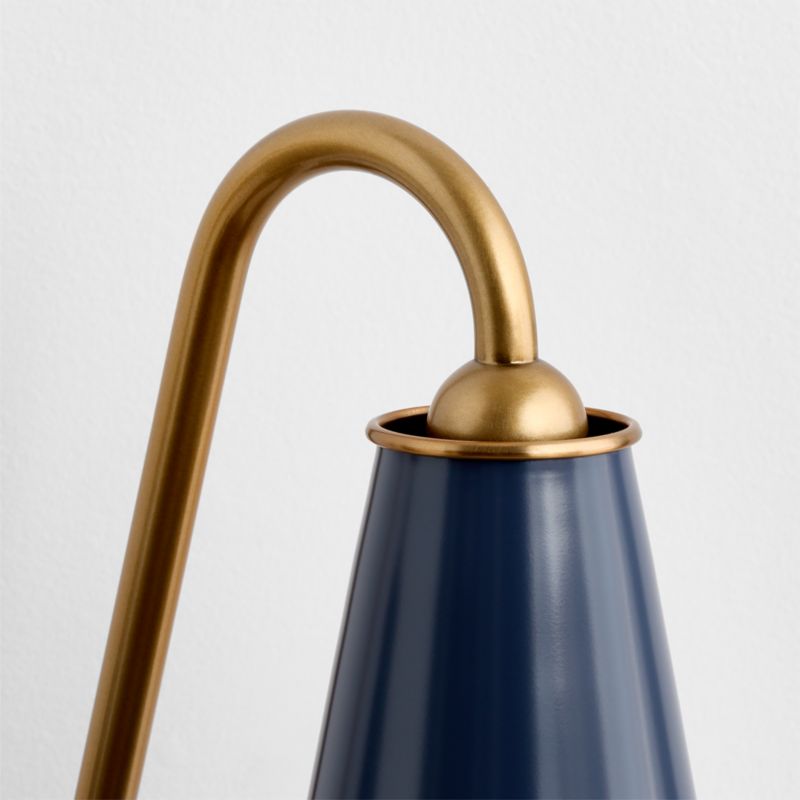 Everton Navy Metal Wall Sconce Shades Set of 2 - image 6 of 7