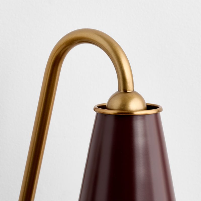 Everton Aubergine Metal Wall Sconce Shades Set of 2 - image 5 of 6