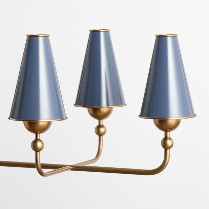 Everton Navy Metal Chandelier Shades Set of 6 - image 5 of 7