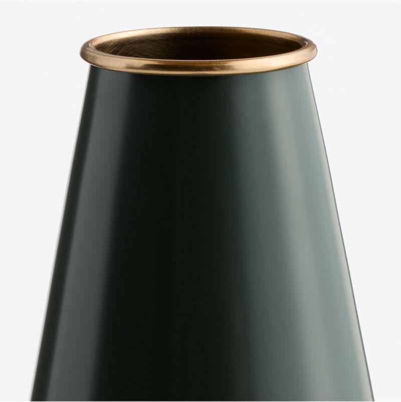 Everton Green Metal Wall Sconce Shades Set of 2 - image 3 of 6